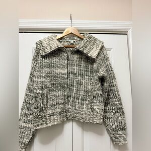 Sundance | Gray and Cream Sweater